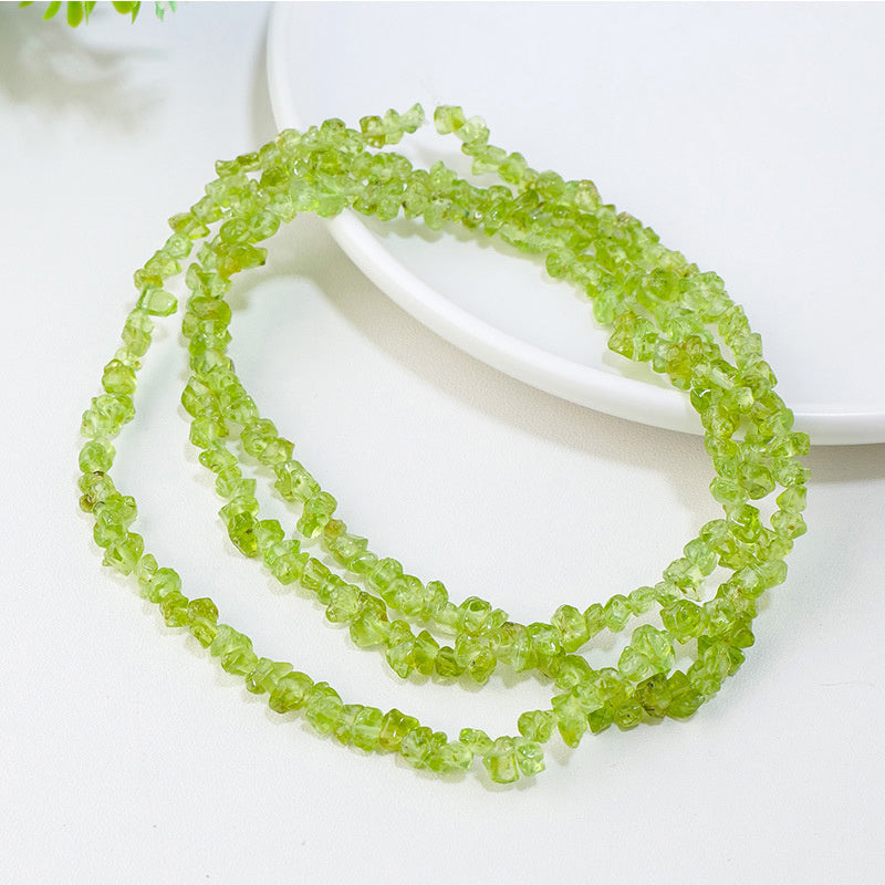 Collier de gravier démagnétisé en cristal naturel fait à la main