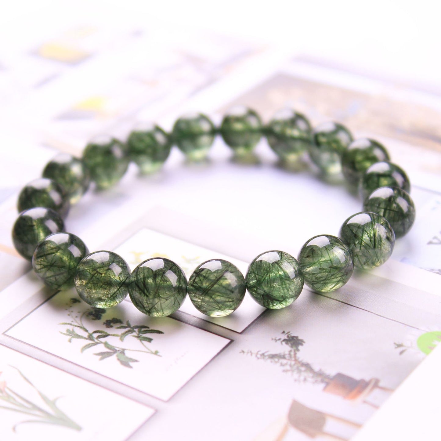 Natural Green Opal Crystal Bracelet for Harmony, Wealth, and Calming Energy