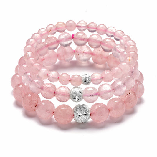 Natural crystal powder crystal bracelet