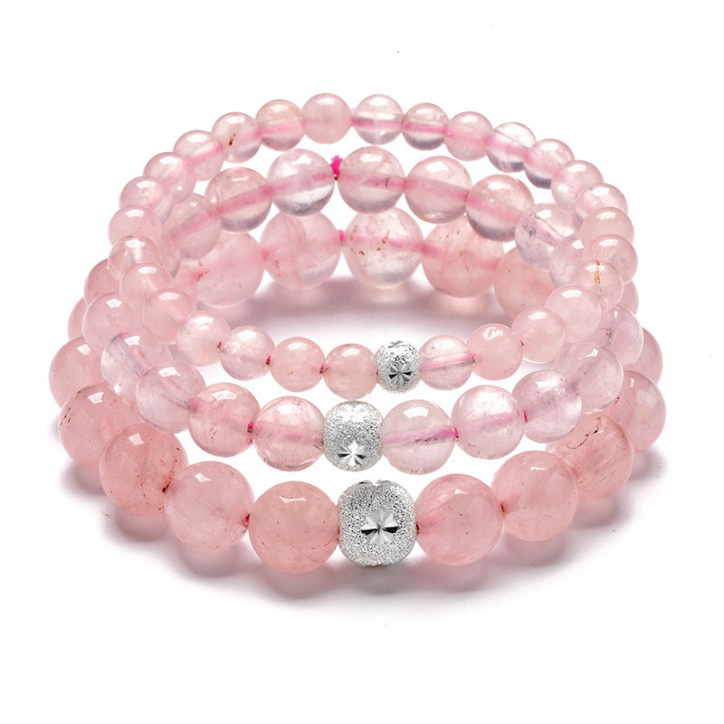 Natural crystal powder crystal bracelet