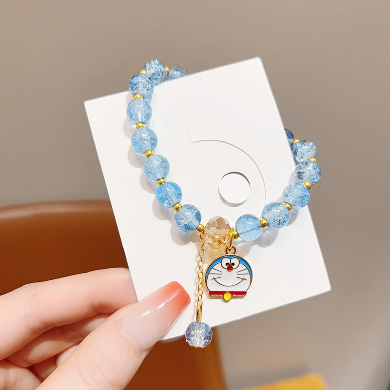 AA Sanrio Bracelets Kuromi Charm Cinnamoroll Colorful Crystal Bracelet