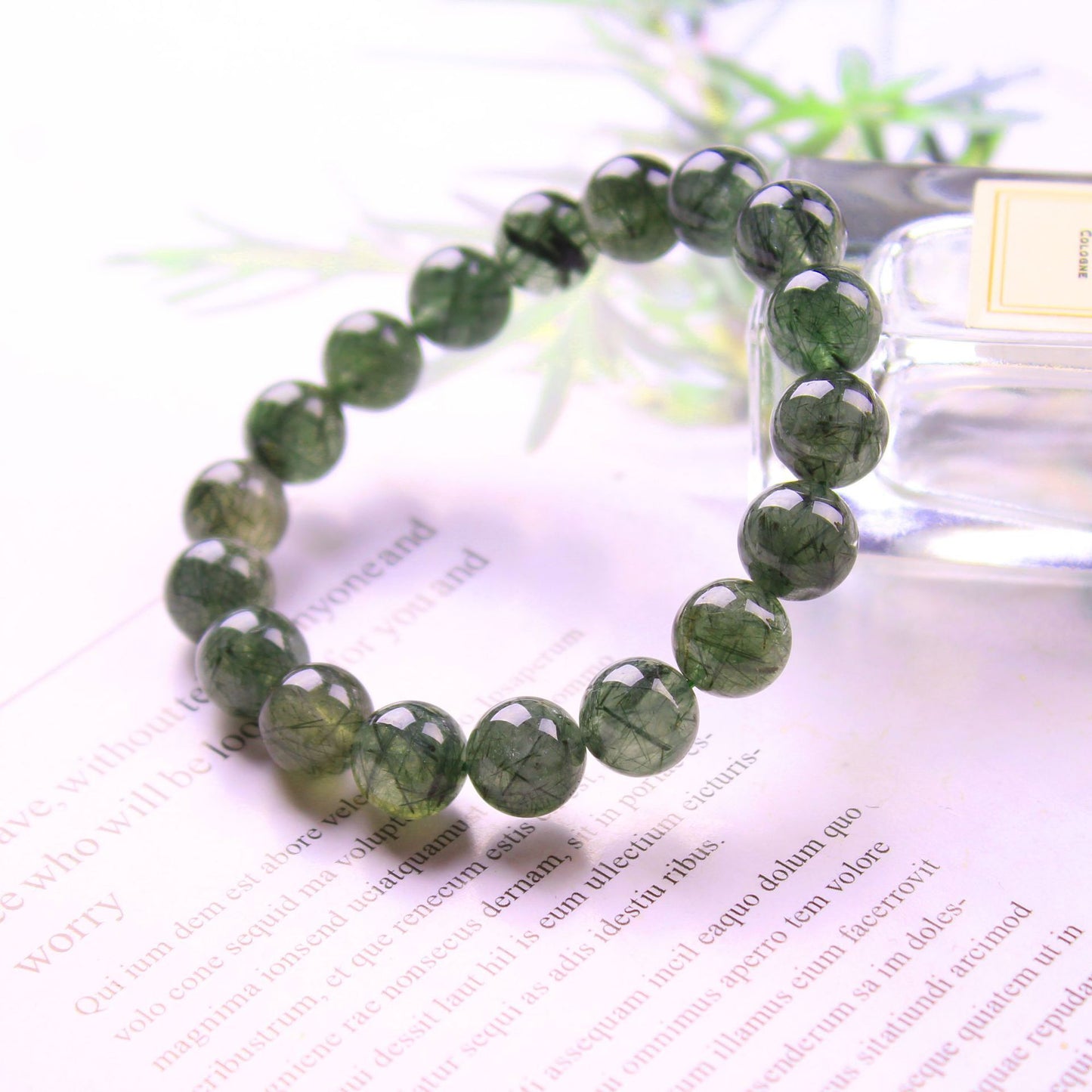 Natural Green Opal Crystal Bracelet for Harmony, Wealth, and Calming Energy